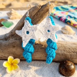 Aretes espiral con estrella
